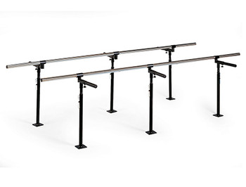 Hausmann 10 foot Floor Mounted Bariatric Parallel Bars