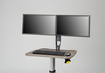 Midmark 9A667001 Dual Monitor Mount for Workstations