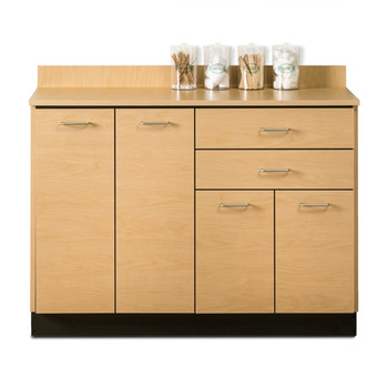 Clinton 8048 Base Cabinet w/4 Doors and 2 Drawers