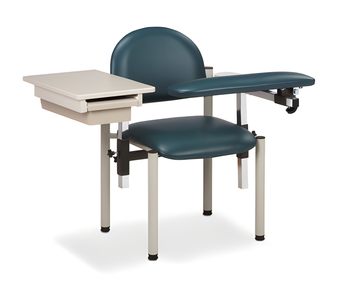 Clinton 6059-U Blood Drawing Phlebotomy Chair with Drawer