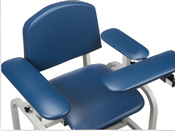Clinton 600 Padded Armrests and Straight Fliparms