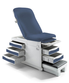 Midmark Ritter 204 Manual Examination Table w/Standard Upholstery spread out from front