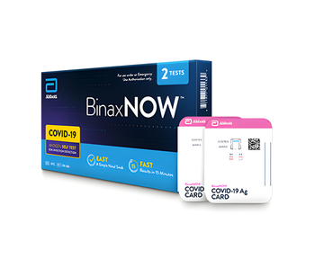 Abbot ABT100 BinaxNOW COVID-19 Antigen At home Rapid COVID self-test
