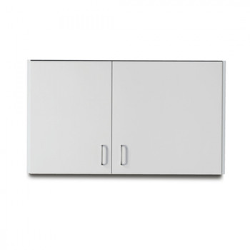 Clinton 8242 42" Wall Cabinet w/2 Doors and large right cabinet gray