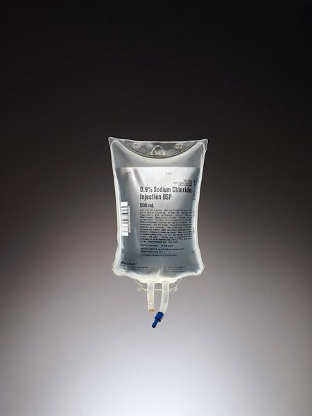 Baxter 0.9% Sodium Chloride Injection, USP, 500 mL VIAFLEX Plastic