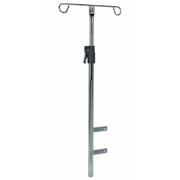Detecto Adjustable Chrome IV Pole for Rescue and Whisper Series Carts