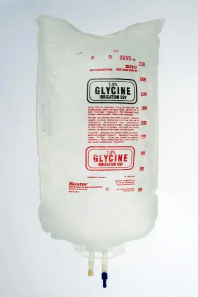 Baxter 1.5% Glycine Irrigation, USP, 3000 mL UROMATIC Container (4-Pack) 2B7317 Baxter 1.5% Glycine Irrigation, USP, 3000 mL UROMATIC Container (4-Pack) 2B7317