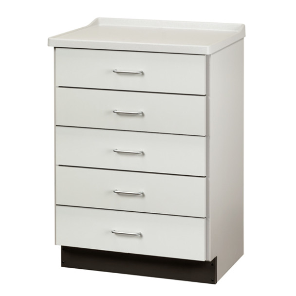Clinton 8805-A Molded Top Treatment Cabinet w/5 Drawers