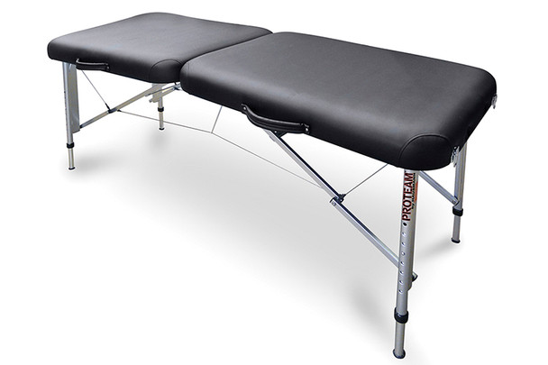 Hausmann 7650 Portable Sideline Treatment & Medical Exam Table Black Upholstery