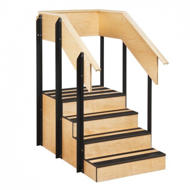 Clinton 4-5501 One-Sided Staircase with Rails