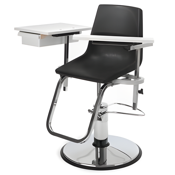 Brandt Industries 23700 Blood Drawing Chair with Drawer Hydraulic Adjustable