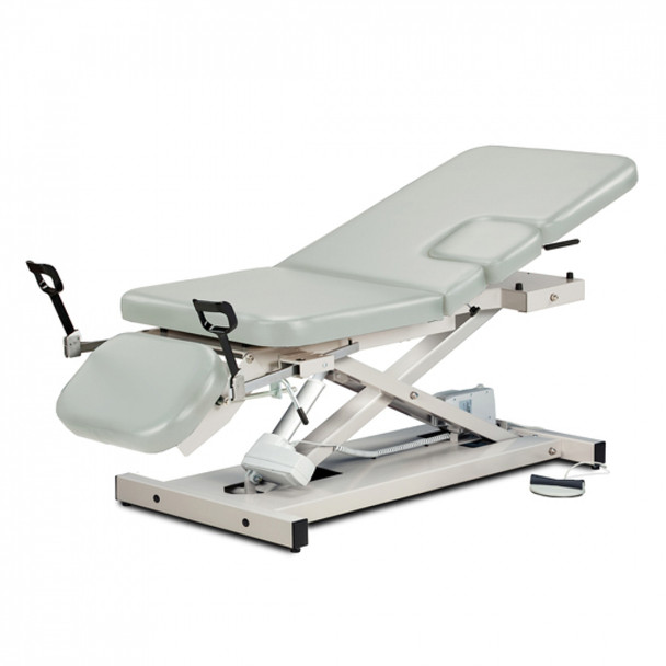 Clinton 85309 Open Base, Multi-Use Power Imaging Table with Stirrups country mist