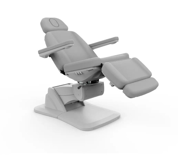 Silverfox 2272B Professional Electric Medi Spa / Facial Procedure Chair Gray