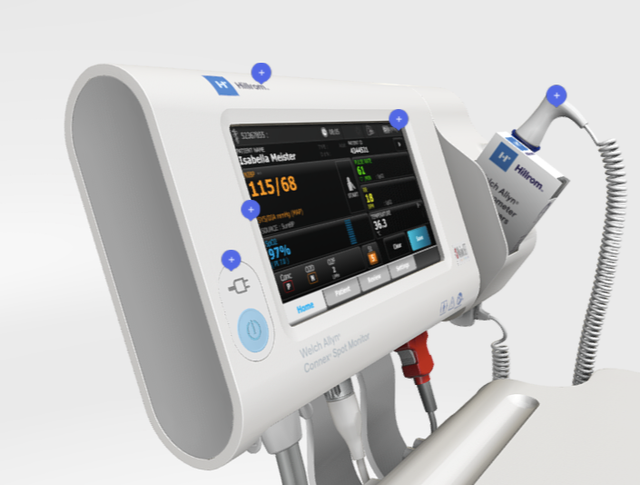 Baxter Welch Allyn 75MT-B Connex Spot Monitor | Exam Tables Direct