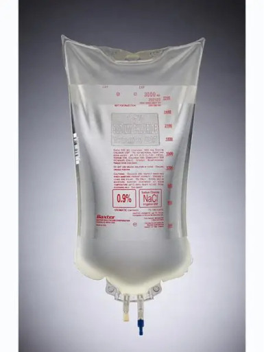 Baxter 0.9% Sodium Chloride Irrigation, USP, 3000 mL UROMATIC Plastic ...