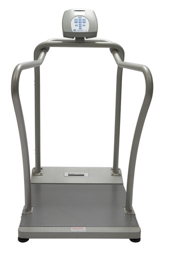 1100KL Digital Platform Scale with Extra-Wide Handrails