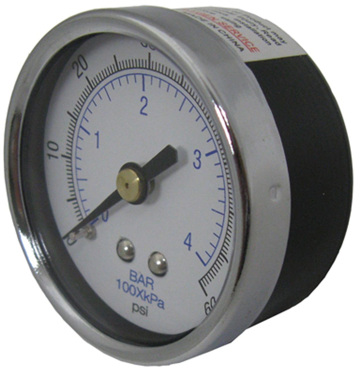Jacuzzi® GAUGE, PRESSURE 060 1/4" NPT 91934182R