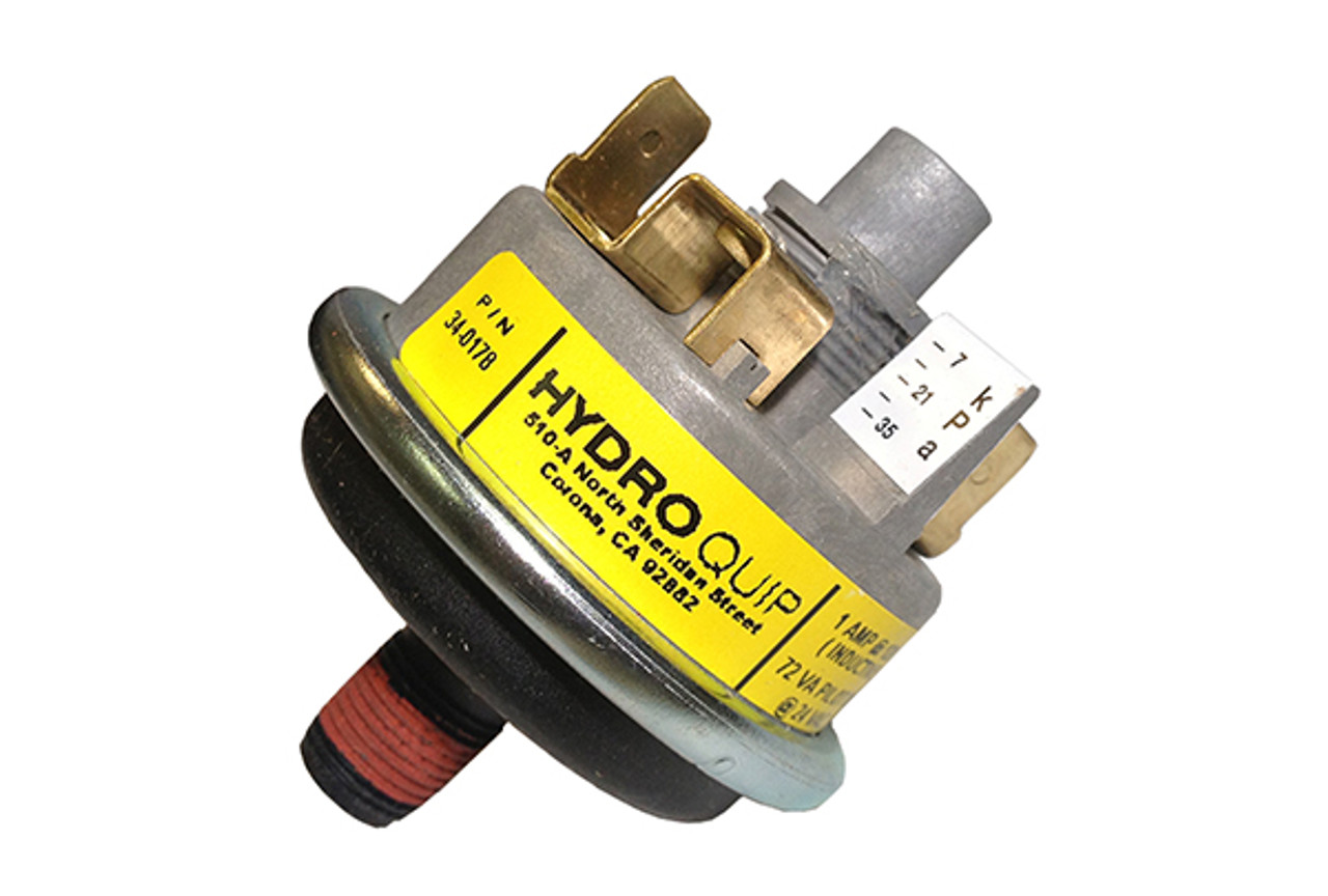 Tecmark Spa Heater Pressure Switch 3903-DF 1Amp SPST 1.5PSI 