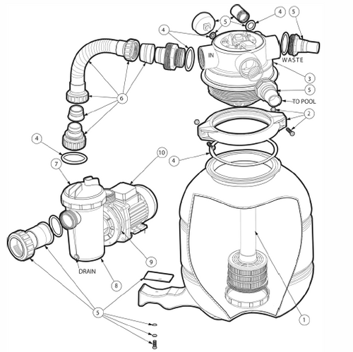 HAYWARD | PUMP SHAFT SEAL & PUMP BODY Oring | VLX4008