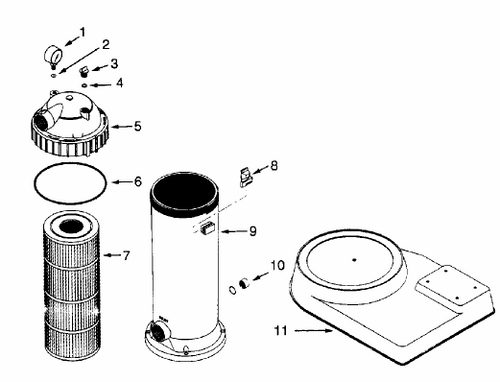 PENTAIR | FILTER TANK, PRC75/PRD55 | 25200-0002s