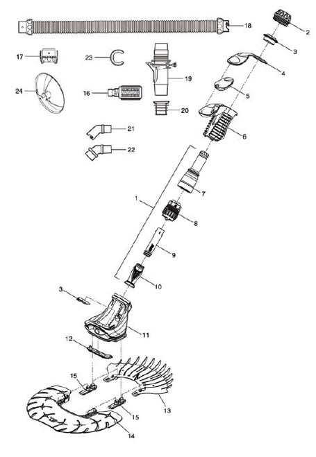 BARACUDA/ZODIAC | T5 CUP ASSY | R0508000