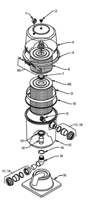 WATERCO | BOTTOM ADAPTOR | 822351