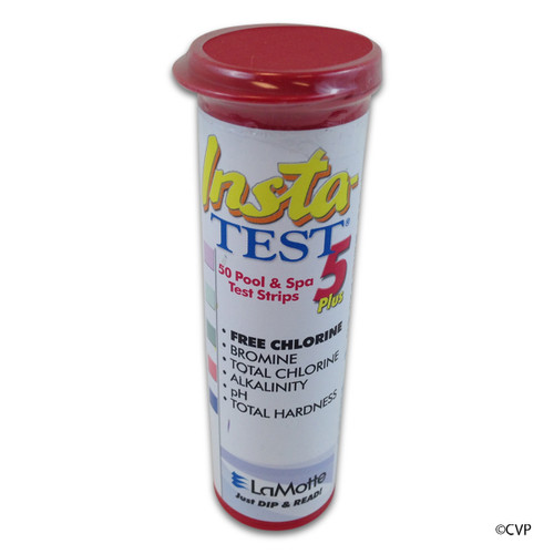 POOL SPA WATER TESTING LAMOTT | INSTA-TEST STRIP 5-WAY | TEST STRIPS | 297712PT | 2977-12-PT