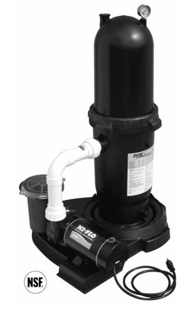 WATERWAY | PROCLEAN / HI-FLO CARTRIDGE FILTER SYSTEM - SINGLE SPEED | 520-6000-6S