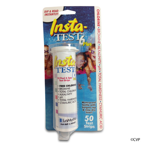 POOL SPA WATER TESTING LAMOTT | INSTA-TEST STRIP 6-WAY | 3028-BC-12