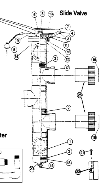 BAKER HYDRO | SCREW | 00B1005