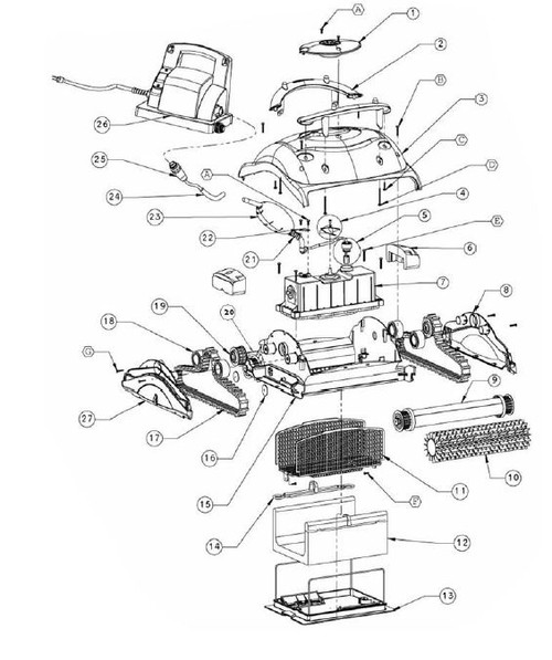 MAYTRONICS | SIDE PANEL ASSY D.BAS W.R-P.GRAY | 9997110-ASSY