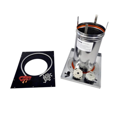 HAYWARD | INDOOR VENT ADAPTER KIT, H150FD, POSITIVE-PRESSURE (HORIZONTAL)  | UHXPOSHZ11501