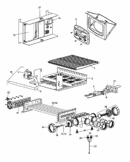 JANDY | BURNER TRAY, NG, 125 | R0468901