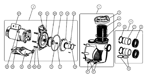 PENTAIR | MECHANICAL SEAL ASSEMBLY | 37400-0028S