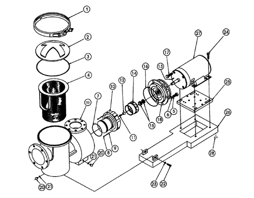 PENTAIR | MOTOR 7å_ HP SINGLE PHASE W/5071-64 | 076104