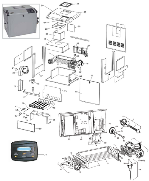 JANDY | BURNER WITH TAP & GASKET | R0454701