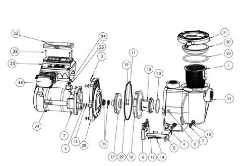 PENTAIR | HARDWARE/ GASKET KIT | 350612