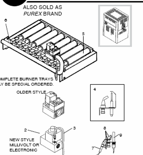 PENTAIR | Burner Tray Assy. Propane - Model 350 | 075507