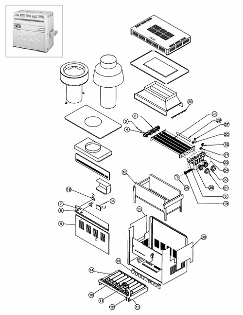 PENTAIR | Heat Exchanger With Heads Model 150 | 472169