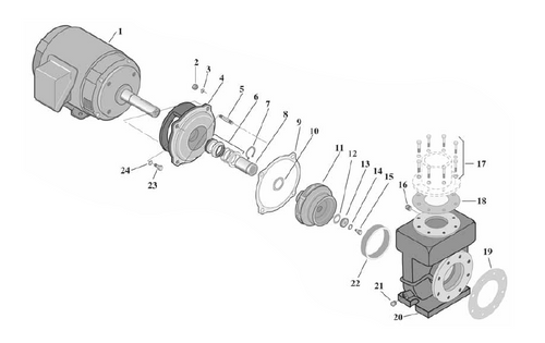 PENTAIR | Motor, 7-1/2 HP, 230V, 1 Phase S | S22351