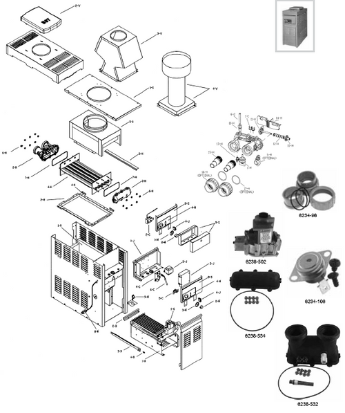 RAYPAK | NATURAL TO PROPANE MV CONSERSION KIT | 011633F