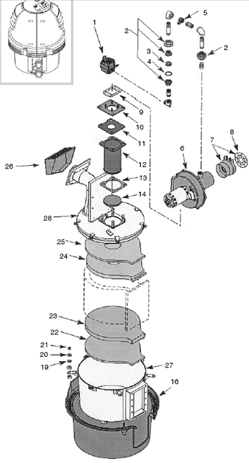 STA RITE | UPPER LEFT enclosure kit, ng 333 | 77707-3333n