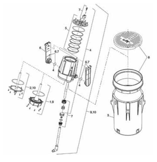 JANDY | REBUILD KIT, ALL HARDWARE,SCRATCHER, FINGER SCREEN | R0490000