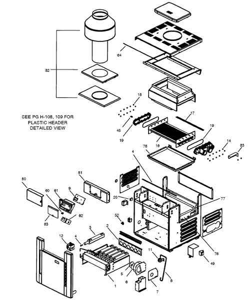 RAYPAK | REFRACTORY, FRONT & REAR, 207A | 010080F