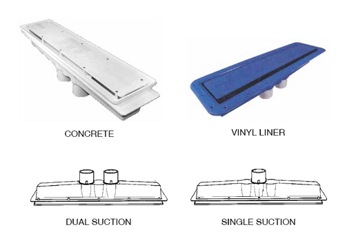 A & A MANUFACTURING | SINGLE SUCTION, WHITE | 552930