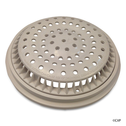 Main Drain Grate, Waterway Anti Vortex, Round, White - 642-2330 