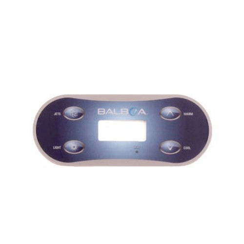 11947 Balboa | Overlay, Spaside, Balboa VL406U, 4-Button, LCD, Jets-Light-Warm-Cool
