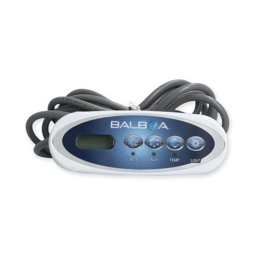 52685 Balboa | Spaside Control, Balboa ML200, Mini Oval, 4-Button, Jets-Aux-Temp-Light