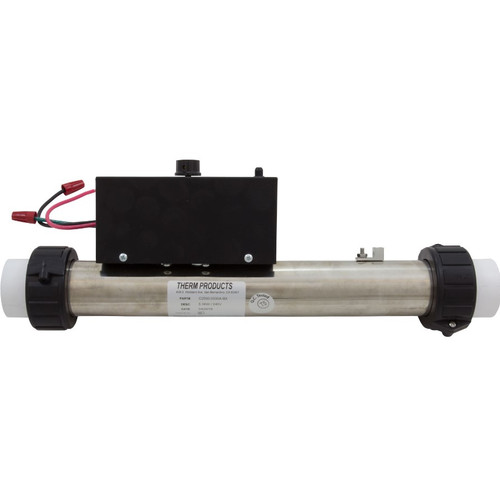 26-0000ABX-7S-K | HYDROQUIP | Heater, FloThru, Aquatemp, 15" x 2", 230v, 5.5kW