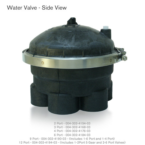 Valve Shell 4 Port 2" | 005-302-4118-03 | 005302411803 | Black